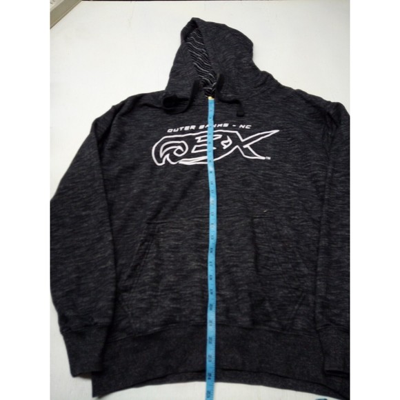 Lone Rock Clothing Men’s Size M Black Hoodie Hooded Sweatshirt Outer Banks NC - Picture 2 of 4
